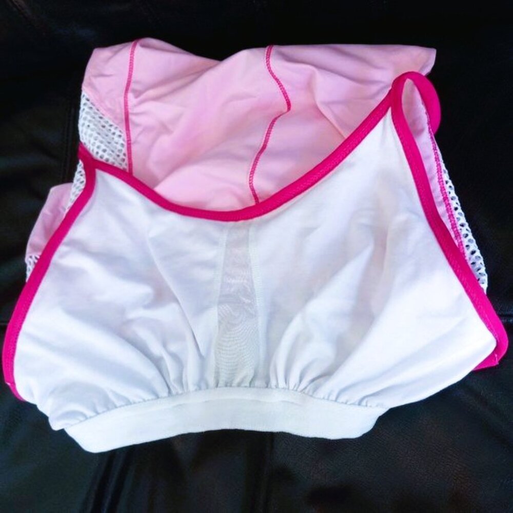Nwt Nike Tennis Dress w/ Bra Pleated Skirt Pink White S Small - Picture 11 of 15